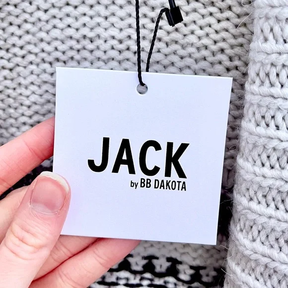 JACK by BB Dakota Fringe Theory Cardigan in Oatmeal - Picture 4 of 13